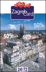 voorbeeld van een Zagreb-card